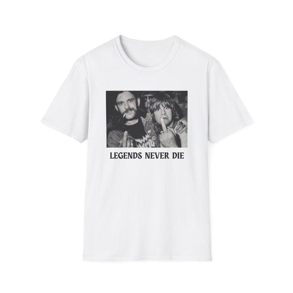 Legends Never Die Rock T-Shirt White